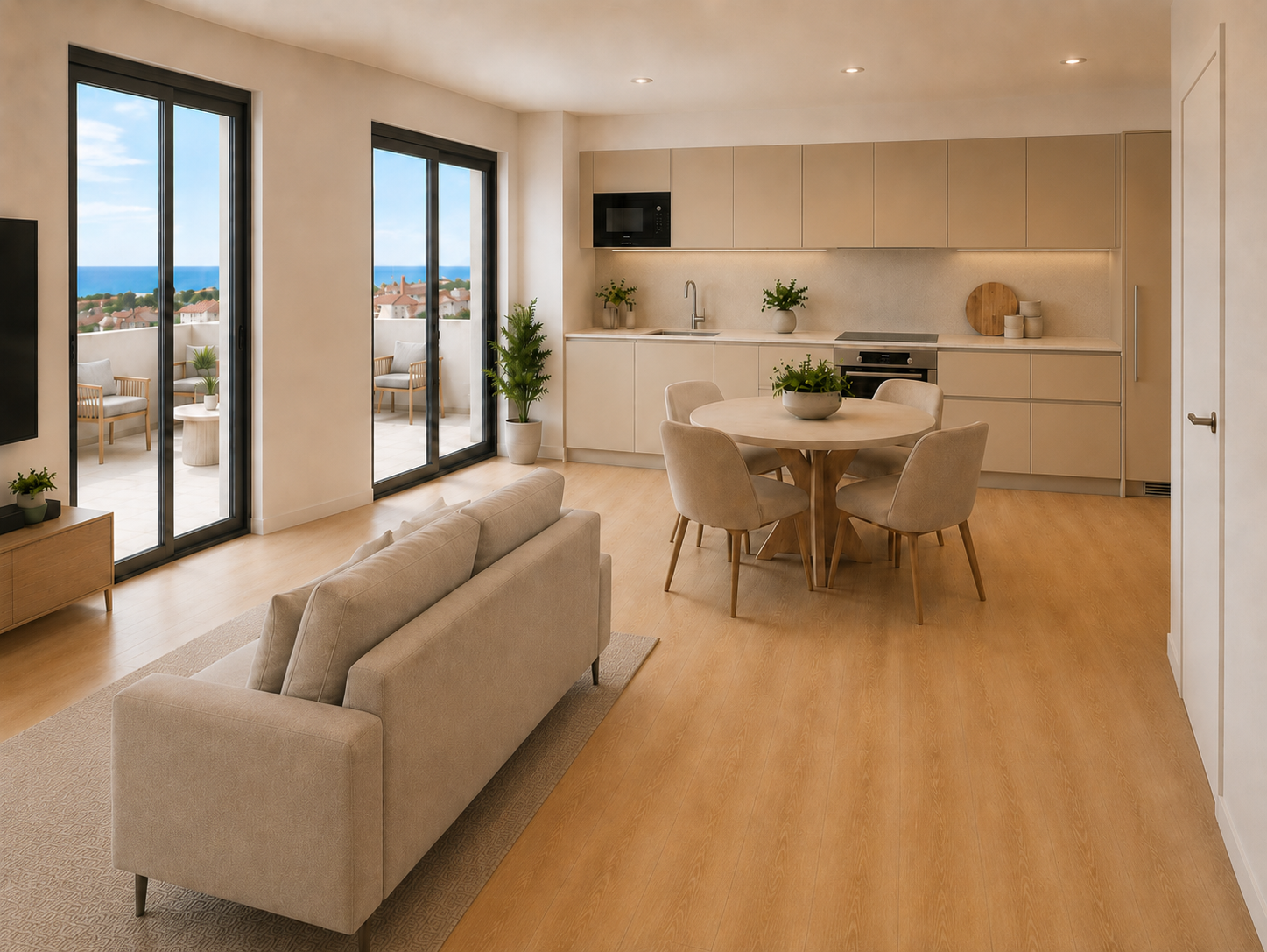 Salón-cocina
